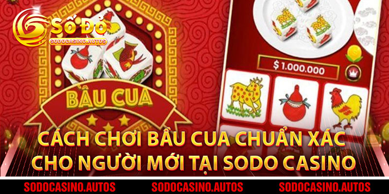 Cách Chơi Bầu Cua Chuẩn Xác Cho Người Mới Tại Sodo Casino